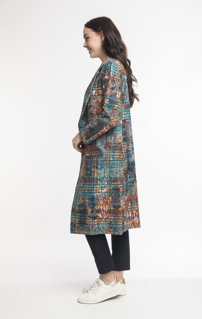 ORIENTIQUE LONG COAT TARTAN 4 STRAUSS – Pomp Boutique