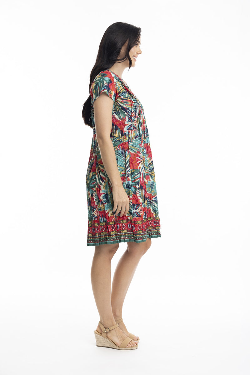 ORIENTIQUE EASY FIT DRESS RIO [Sz:8]