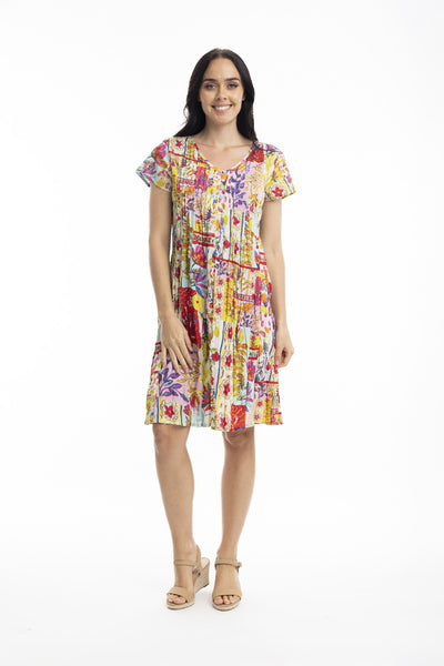 ORIENTIQUE MAITRA EASY FIT DRESS [Sz:10]