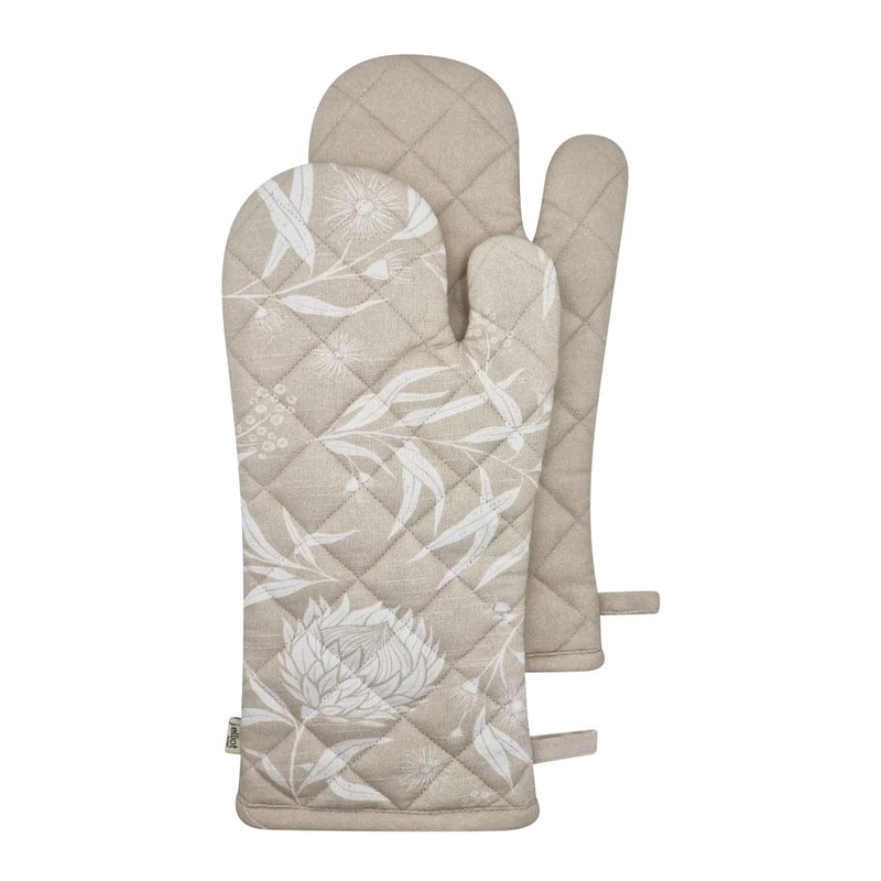 J ELLIOT BINDI OVEN MITT 2 PACK 19X35CM GREY BEIGE