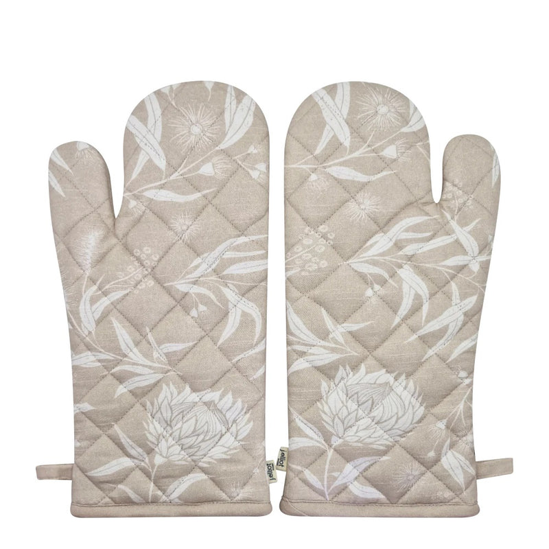 J ELLIOT BINDI OVEN MITT 2 PACK 19X35CM GREY BEIGE