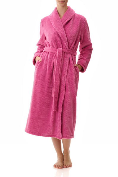 GIVONI MID WRAP GOWN ROSE [Sz:S]