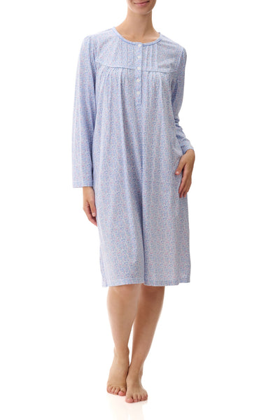 GIVONI ELLE BLUE SHORT NIGHTIE [Sz:S]