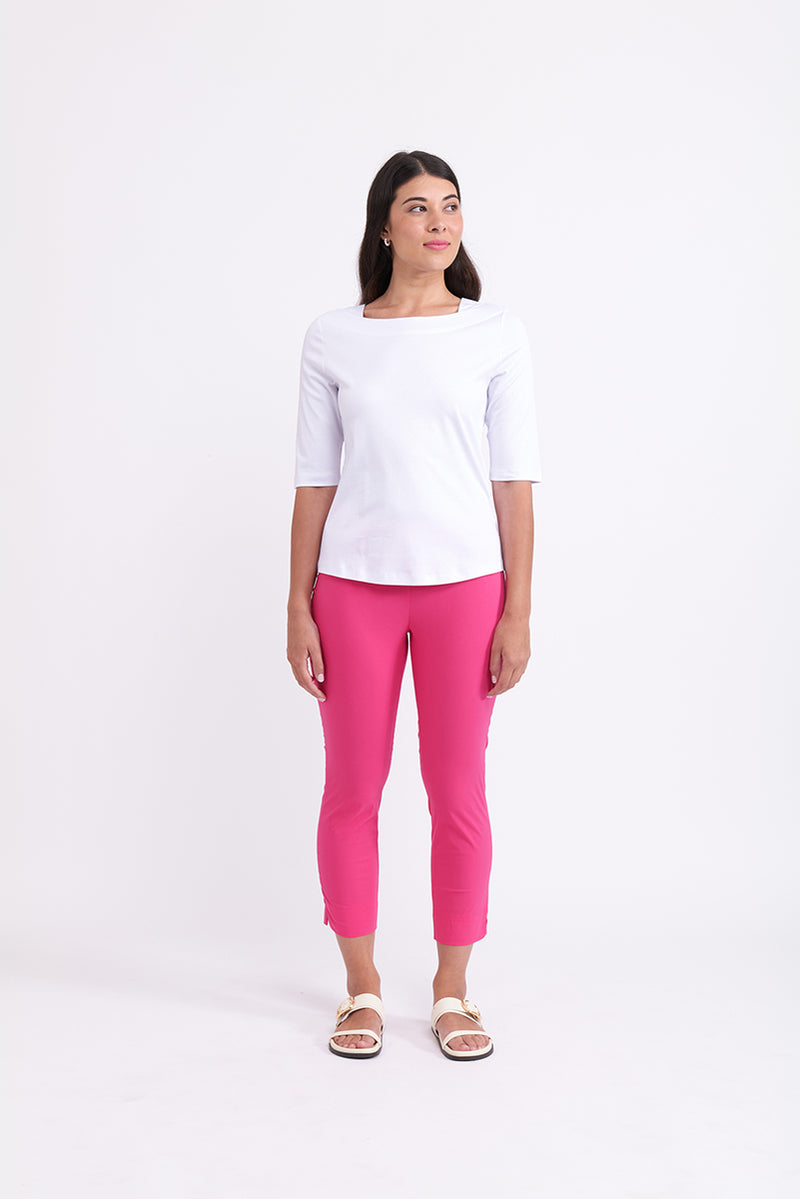 FOIL FUSS FREE TAPER CAPRI TRAPEZE PINK FLASH [Sz:10]