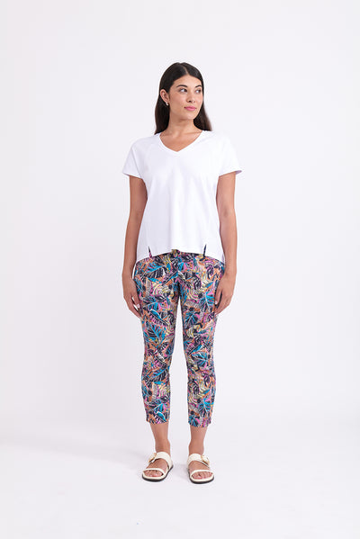 FOIL FUSS FREE CAPRI PRINT AMAZON [Sz:10]