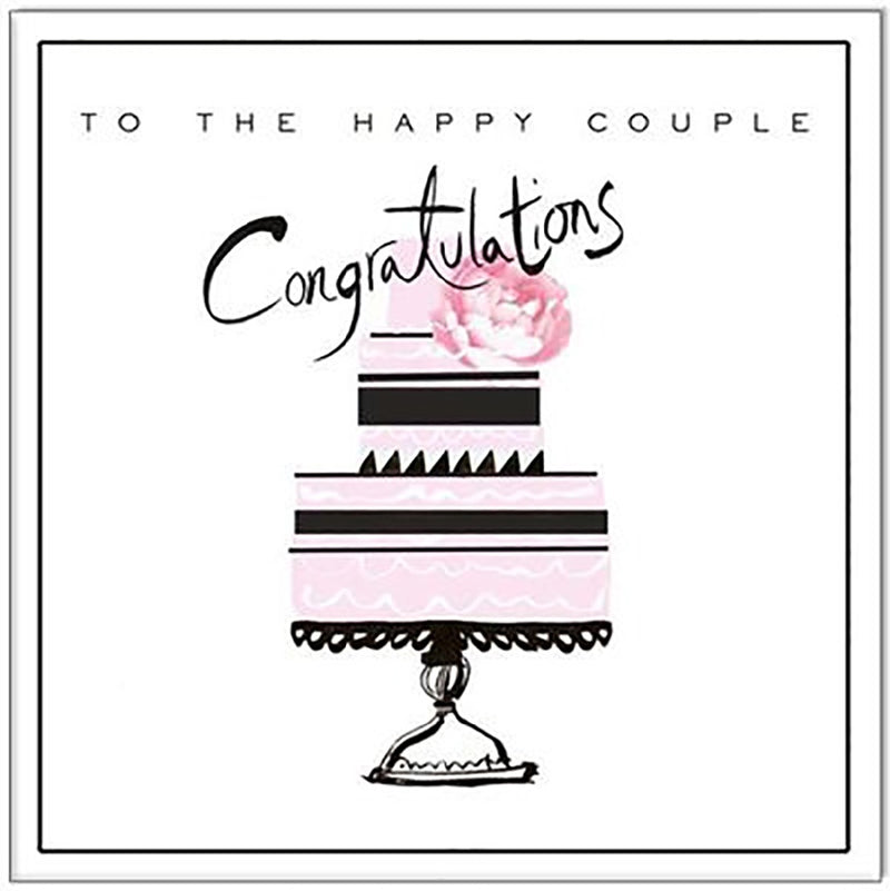 BIJOU WEDDING CARD CONGRATULATIONS