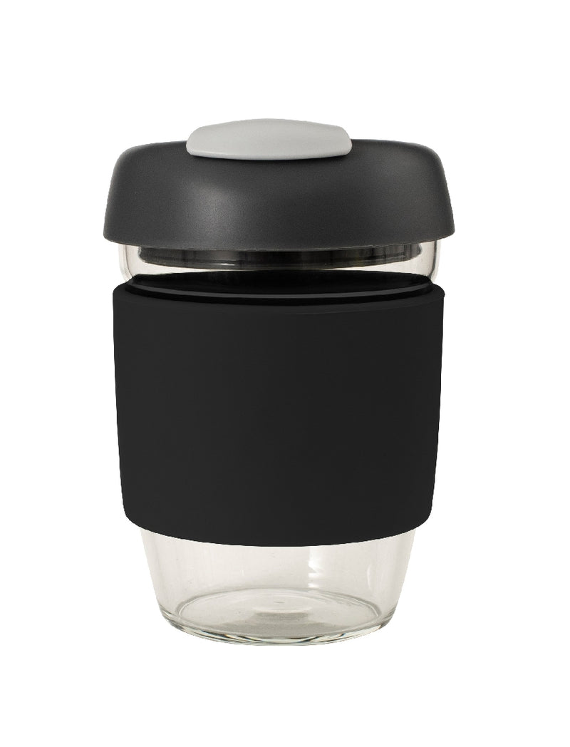 AVANTI GLASS GOCUP 355ML BLACK/CHAR/GREY