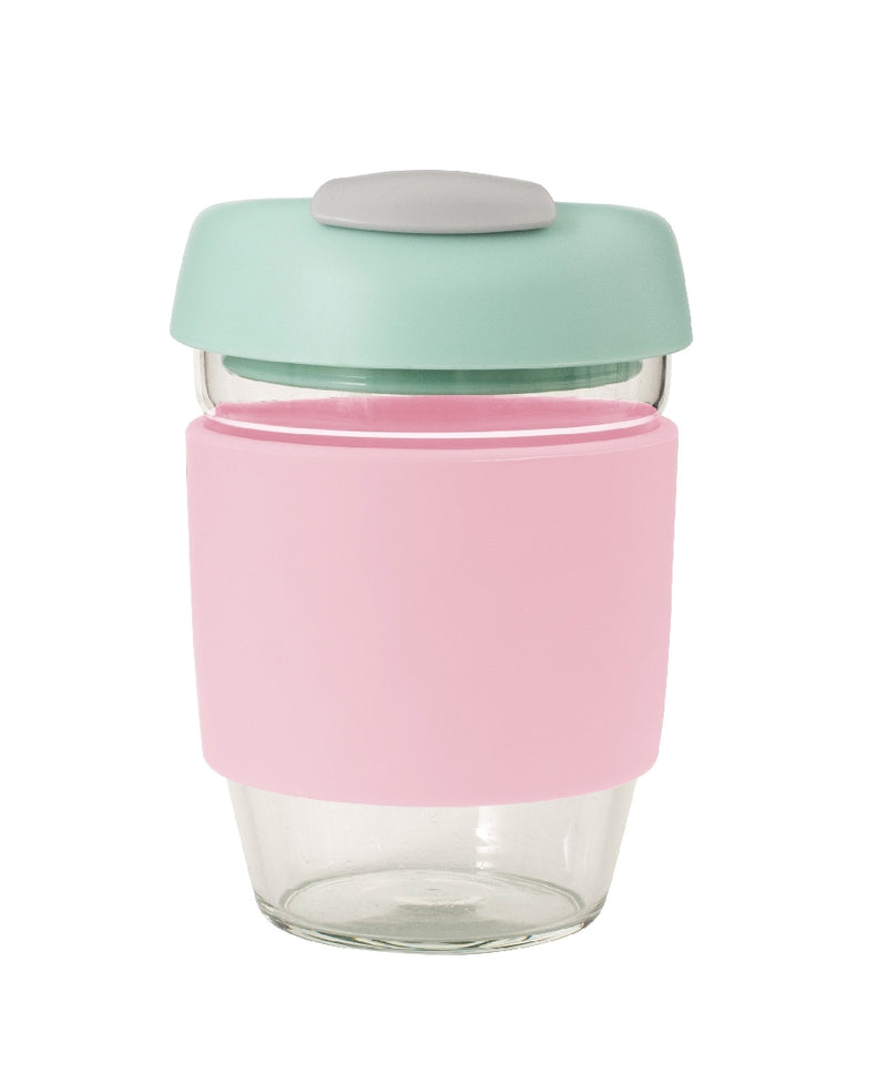 AVANTI GLASS GOCUP 355ML PINK/MINT/GREY